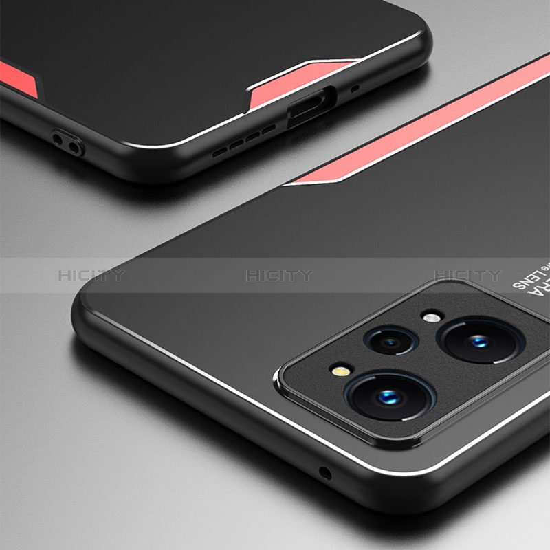 Realme GT Neo 3T 5G用ケース 高級感 手触り良い アルミメタル 製の金属製 兼シリコン カバー PB1 Realme 