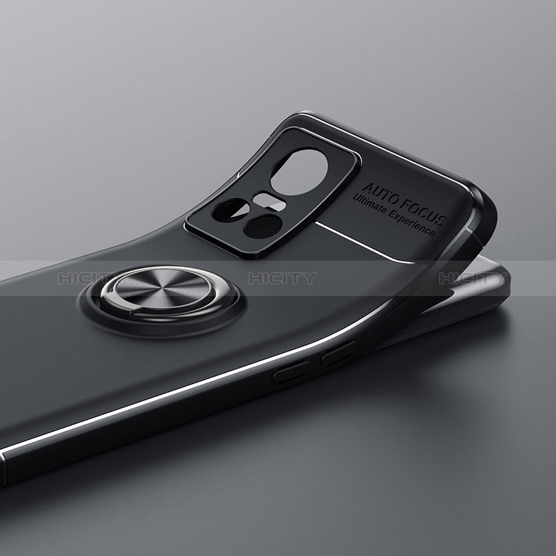 Realme GT Neo3 5G用極薄ソフトケース シリコンケース 耐衝撃 全面保護 アンド指輪 マグネット式 バンパー SD2 Realme 
