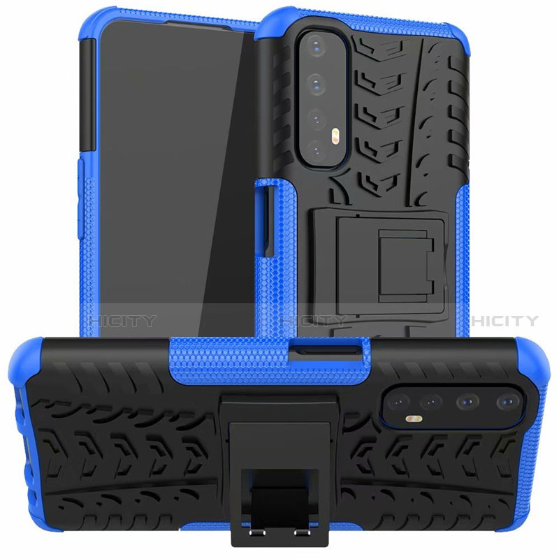 Realme Narzo 20 Pro用ハイブリットバンパーケース スタンド プラスチック 兼シリコーン カバー A01 Realme 