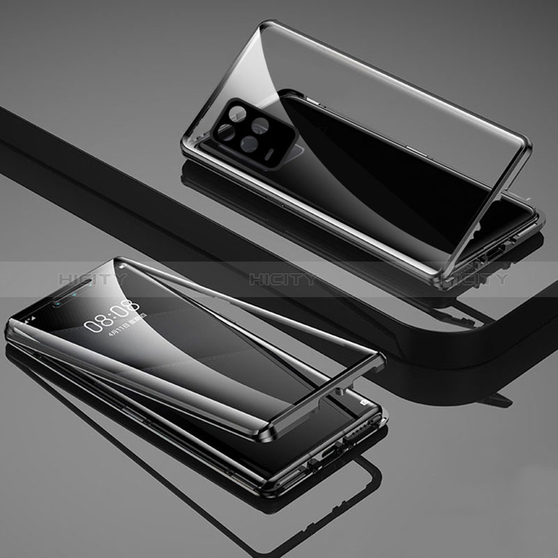 Realme Narzo 30 5G用ケース 高級感 手触り良い アルミメタル 製の金属製 360度 フルカバーバンパー 鏡面 カバー Realme 