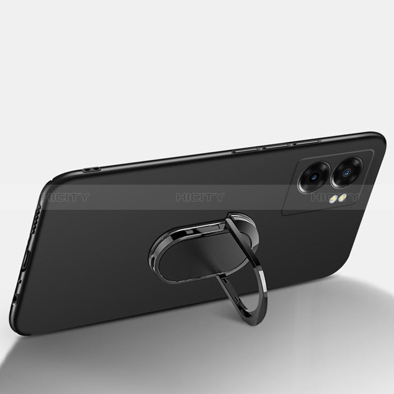 Realme Narzo 50 5G用ハードケース プラスチック 質感もマット アンド指輪 マグネット式 Realme 