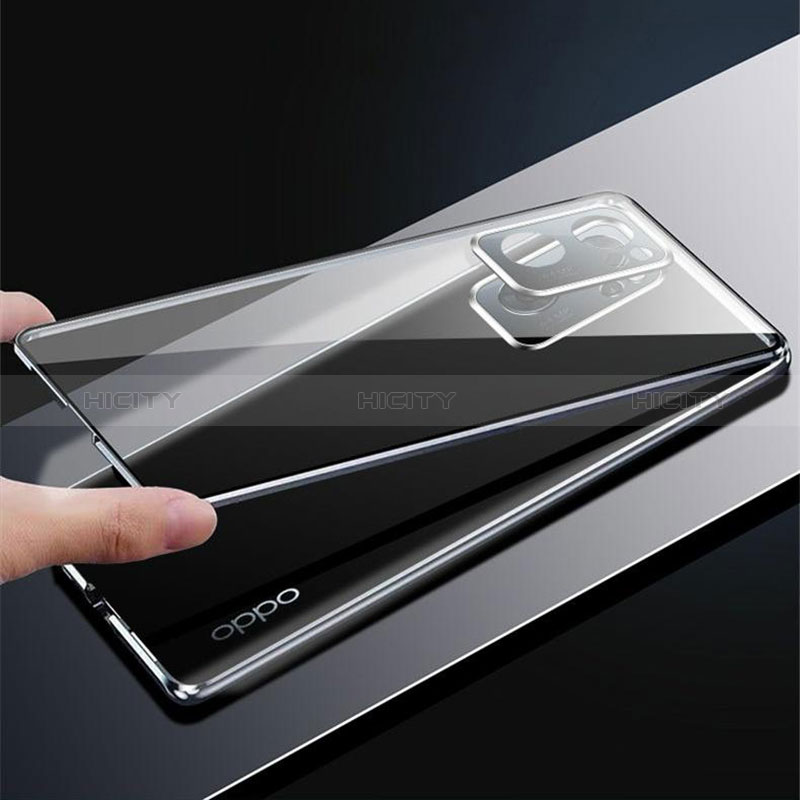 Realme Narzo 50 5G用ケース 高級感 手触り良い アルミメタル 製の金属製 360度 フルカバーバンパー 鏡面 カバー P01 Realme 
