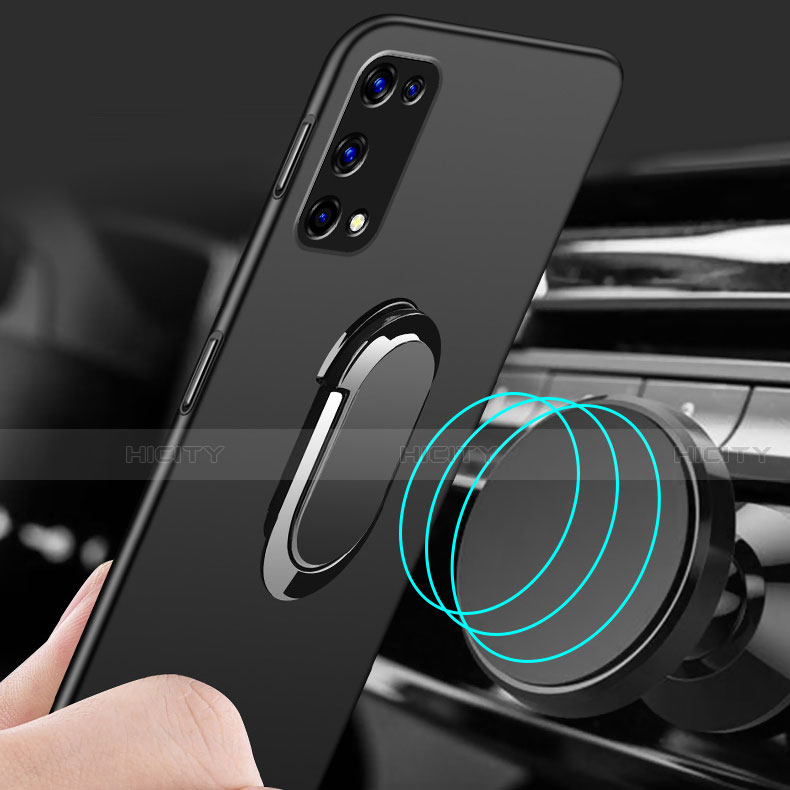 Realme Q2 Pro 5G用ハードケース プラスチック 質感もマット アンド指輪 マグネット式 A01 Realme 