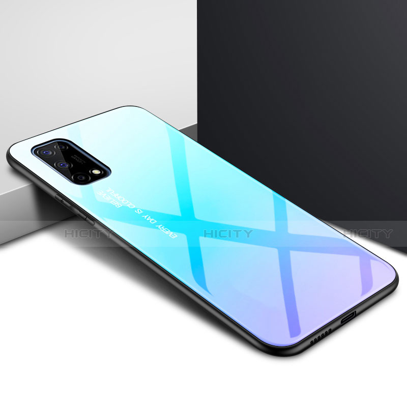 Realme Q2 Pro 5G用ハイブリットバンパーケース プラスチック 鏡面 カバー Realme 