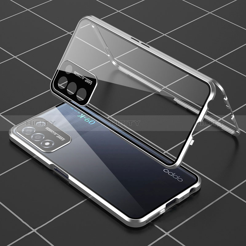 Realme Q3t 5G用ケース 高級感 手触り良い アルミメタル 製の金属製 360度 フルカバーバンパー 鏡面 カバー Realme 