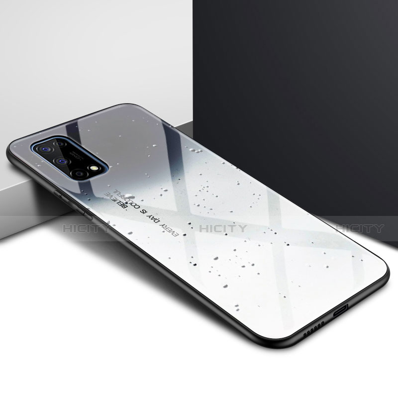 Realme V15 5G用ハイブリットバンパーケース プラスチック 鏡面 カバー Realme 