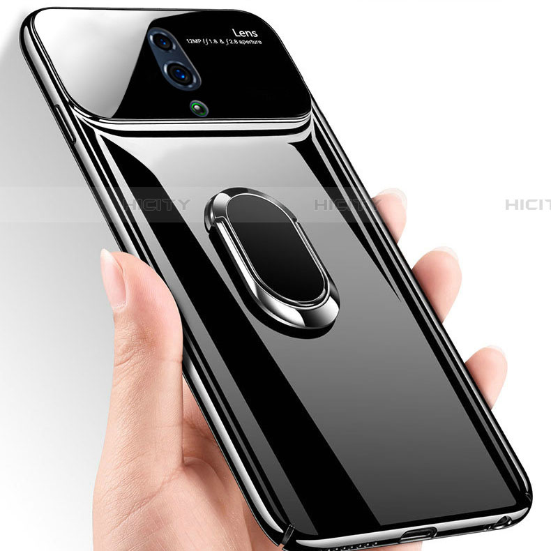 Realme X用ハードケース プラスチック 質感もマット アンド指輪 マグネット式 A01 Realme 