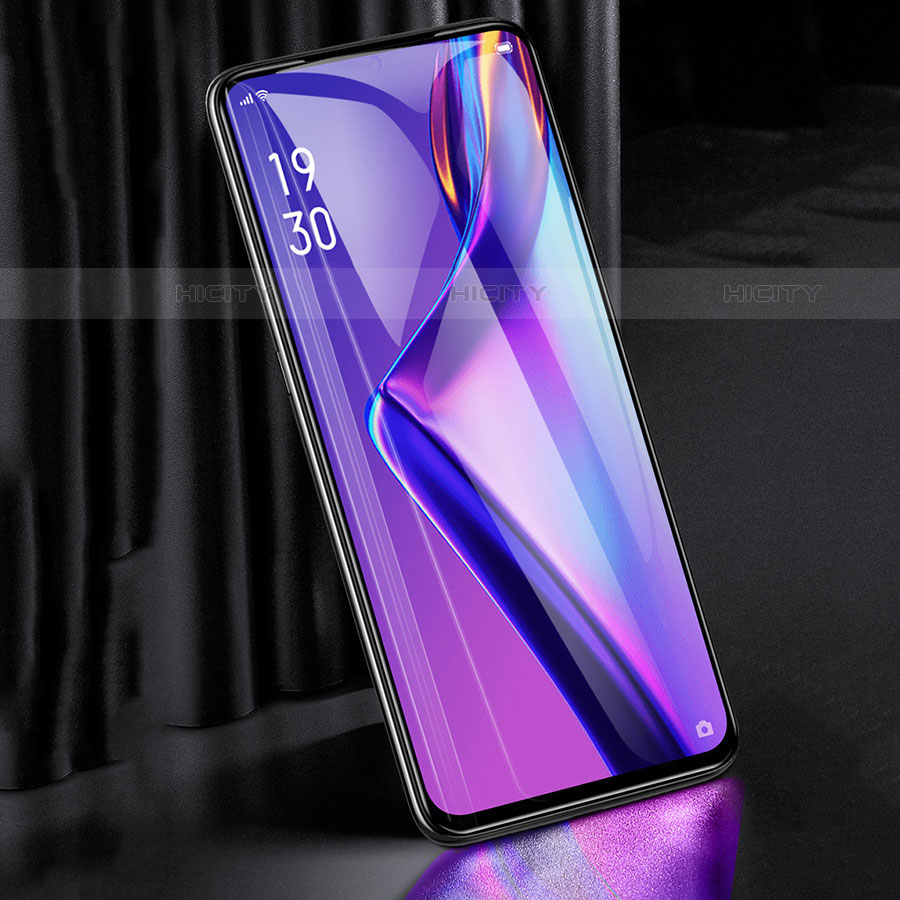 Realme X用強化ガラス フル液晶保護フィルム F02 Realme ブラック