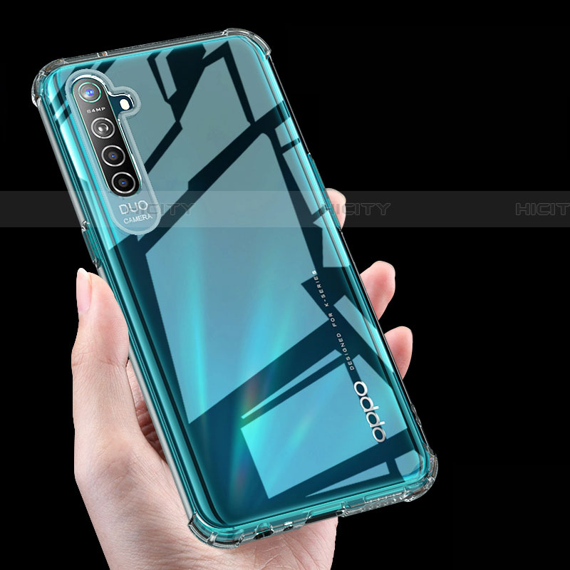 Realme X2用極薄ソフトケース シリコンケース 耐衝撃 全面保護 クリア透明 T03 Realme クリア