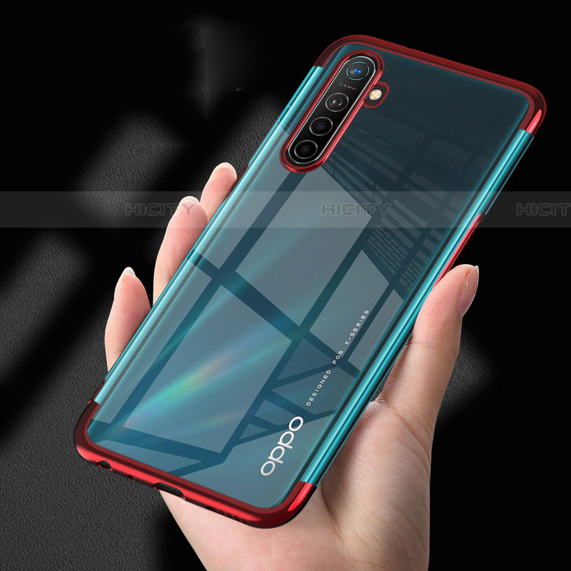 Realme X2用極薄ソフトケース シリコンケース 耐衝撃 全面保護 クリア透明 H01 Realme 