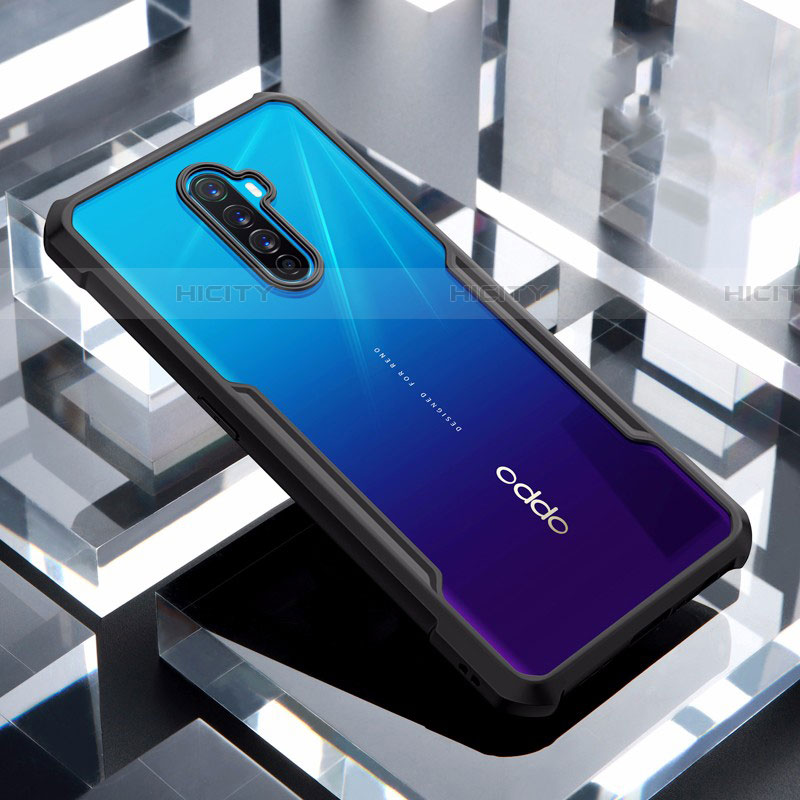 Realme X2 Pro用ハイブリットバンパーケース クリア透明 プラスチック 鏡面 カバー Realme 