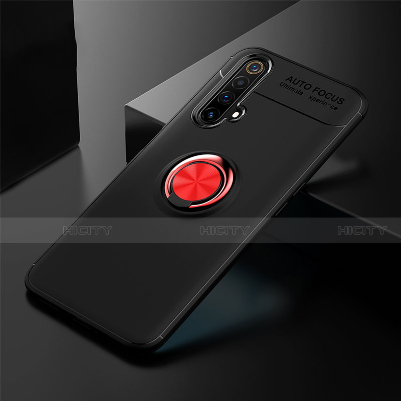 Realme X3用極薄ソフトケース シリコンケース 耐衝撃 全面保護 アンド指輪 マグネット式 バンパー Realme 