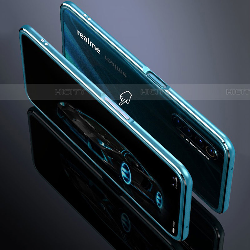 Realme X3 SuperZoom用ケース 高級感 手触り良い アルミメタル 製の金属製 バンパー カバー Realme 