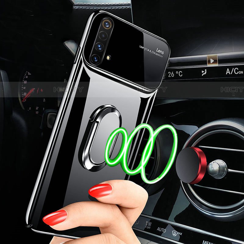 Realme X50 5G用ハードケース プラスチック 質感もマット アンド指輪 マグネット式 A01 Realme 