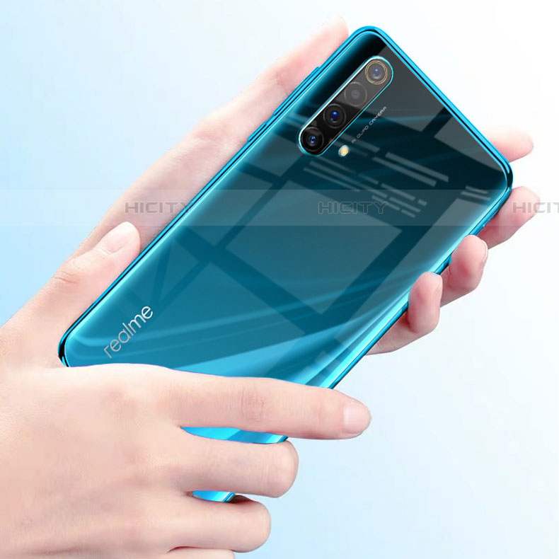 Realme X50 5G用極薄ソフトケース シリコンケース 耐衝撃 全面保護 クリア透明 H01 Realme 