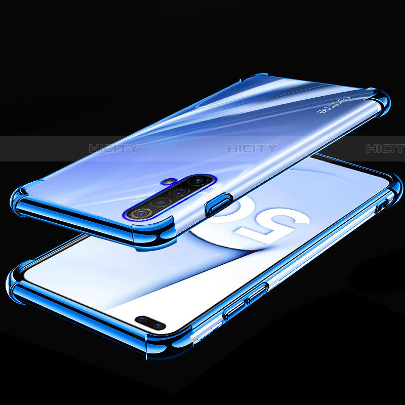 Realme X50 5G用極薄ソフトケース シリコンケース 耐衝撃 全面保護 クリア透明 H02 Realme 