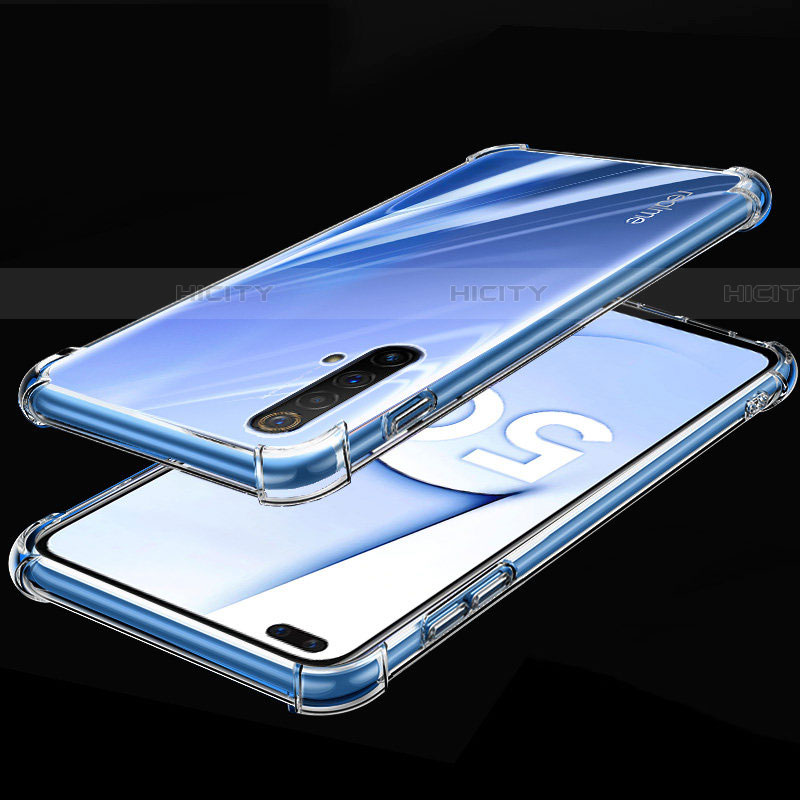 Realme X50 5G用極薄ソフトケース シリコンケース 耐衝撃 全面保護 透明 H02 Realme 