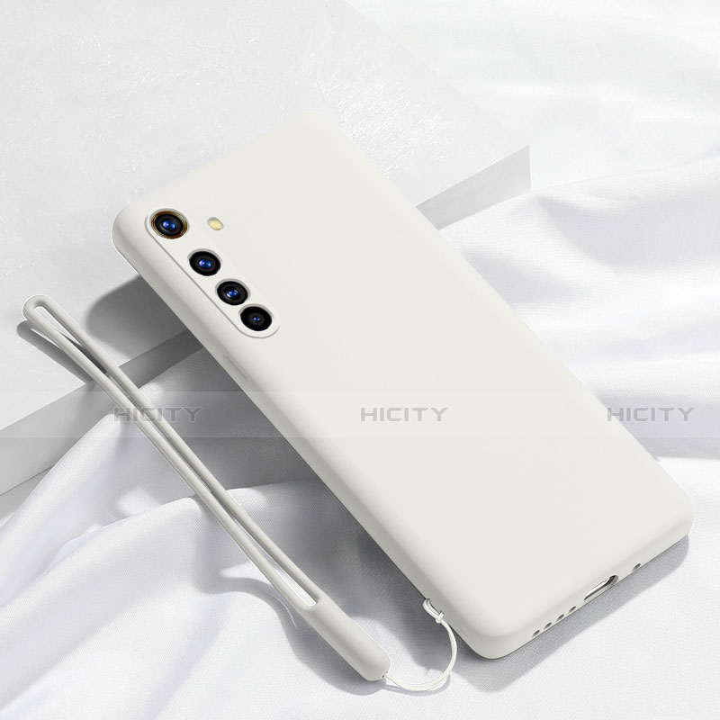 Realme X50 Pro 5G用360度 フルカバー極薄ソフトケース シリコンケース 耐衝撃 全面保護 バンパー C01 Realme ホワイト