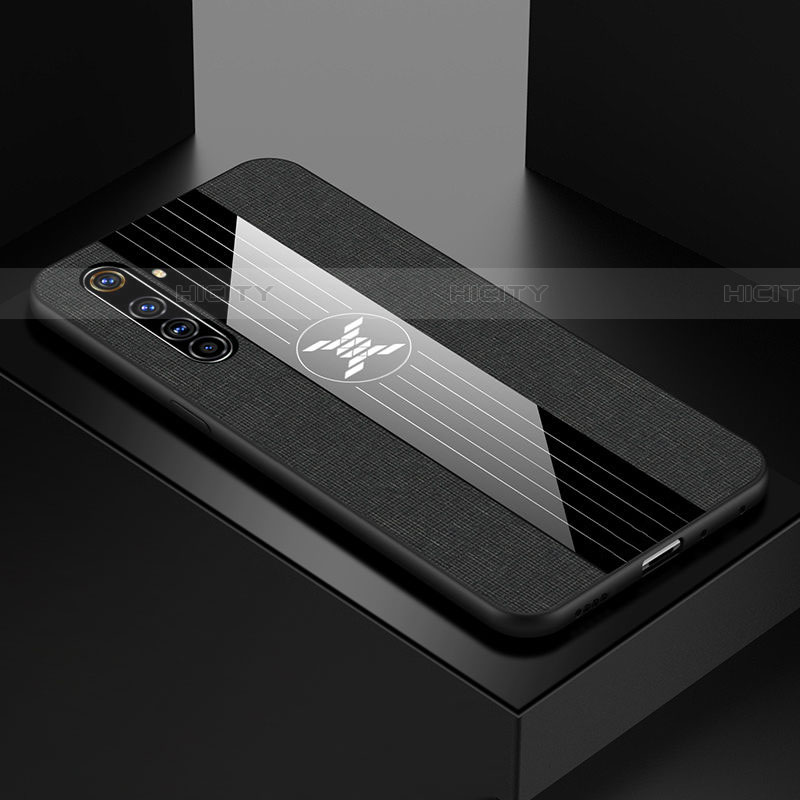 Realme X50 Pro 5G用極薄ソフトケース シリコンケース 耐衝撃 全面保護 S01 Realme ブラック