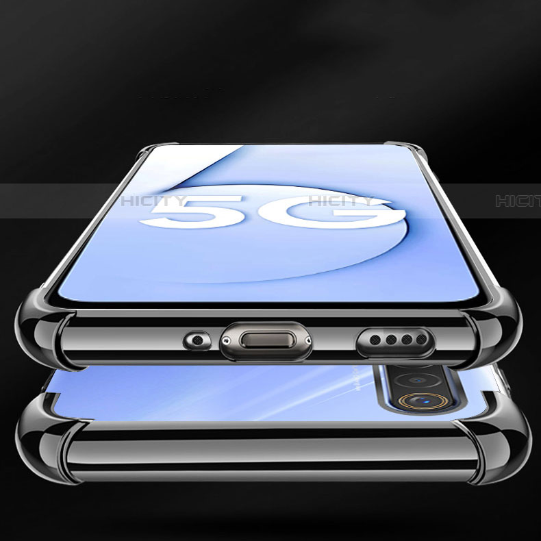 Realme X50m 5G用極薄ソフトケース シリコンケース 耐衝撃 全面保護 クリア透明 H02 Realme 