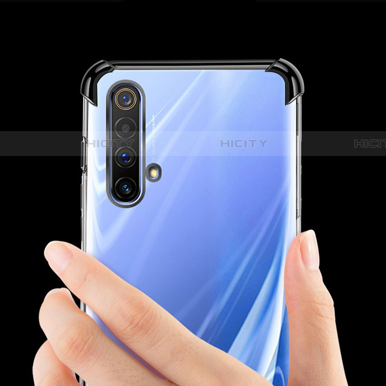 Realme X50m 5G用極薄ソフトケース シリコンケース 耐衝撃 全面保護 クリア透明 H02 Realme 