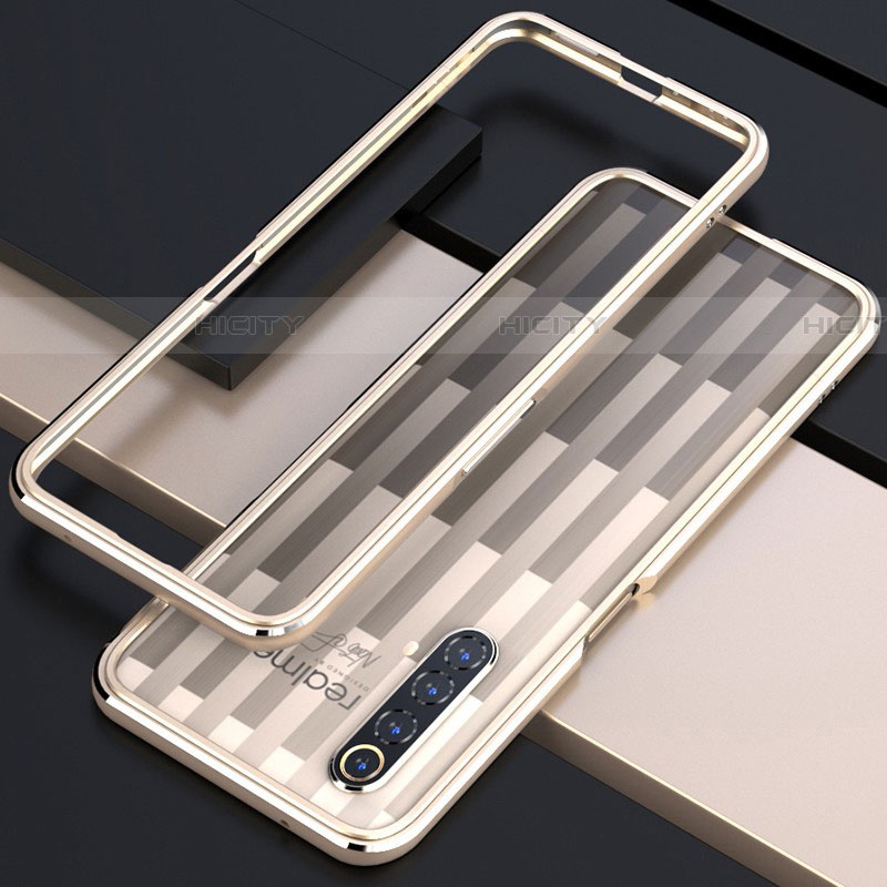 Realme X50m 5G用ケース 高級感 手触り良い アルミメタル 製の金属製 バンパー カバー Realme 