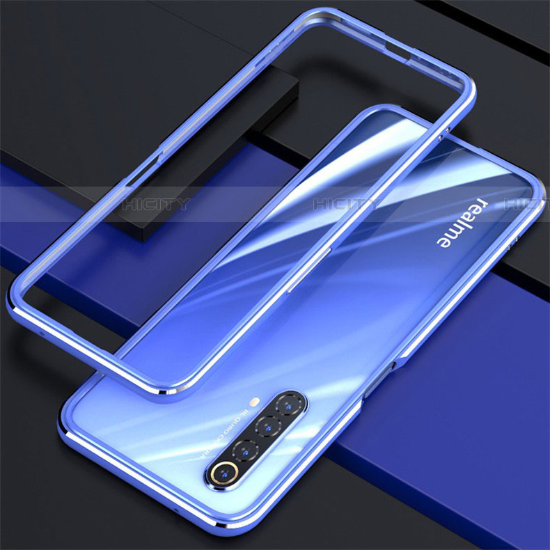 Realme X50m 5G用ケース 高級感 手触り良い アルミメタル 製の金属製 バンパー カバー Realme 