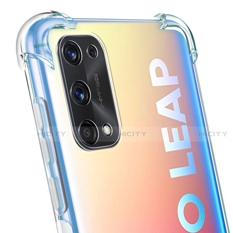 Realme X7 5G用極薄ソフトケース シリコンケース 耐衝撃 全面保護 クリア透明 カバー Realme クリア