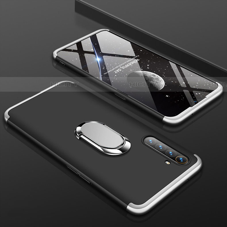 Realme XT用ハードケース プラスチック 質感もマット 前面と背面 360度 フルカバー アンド指輪 R01 Realme 