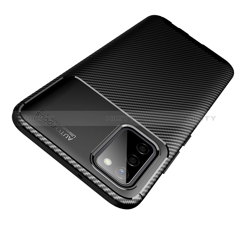 Samsung Galaxy A02s用シリコンケース ソフトタッチラバー ツイル カバー サムスン 