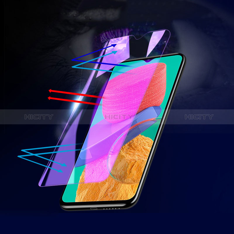 Samsung Galaxy A02s用高光沢 液晶保護フィルム フルカバレッジ画面 アンチグレア ブルーライト サムスン クリア