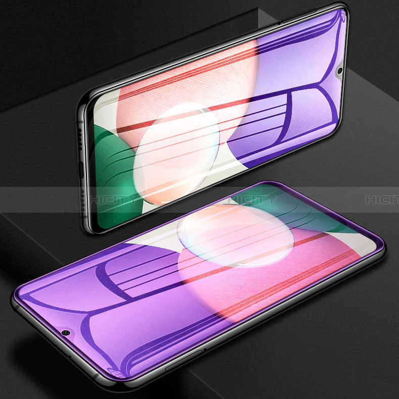 Samsung Galaxy A03 Core用アンチグレア ブルーライト 強化ガラス 液晶保護フィルム B05 サムスン クリア