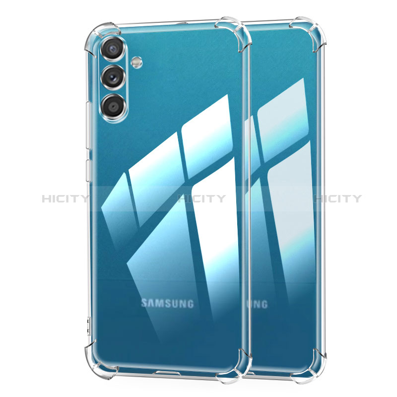 Samsung Galaxy A04s用極薄ソフトケース シリコンケース 耐衝撃 全面保護 クリア透明 T05 サムスン クリア