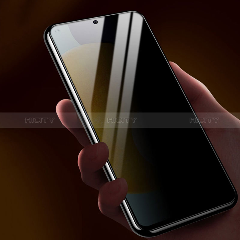 Samsung Galaxy A04s用反スパイ 強化ガラス 液晶保護フィルム S08 サムスン クリア