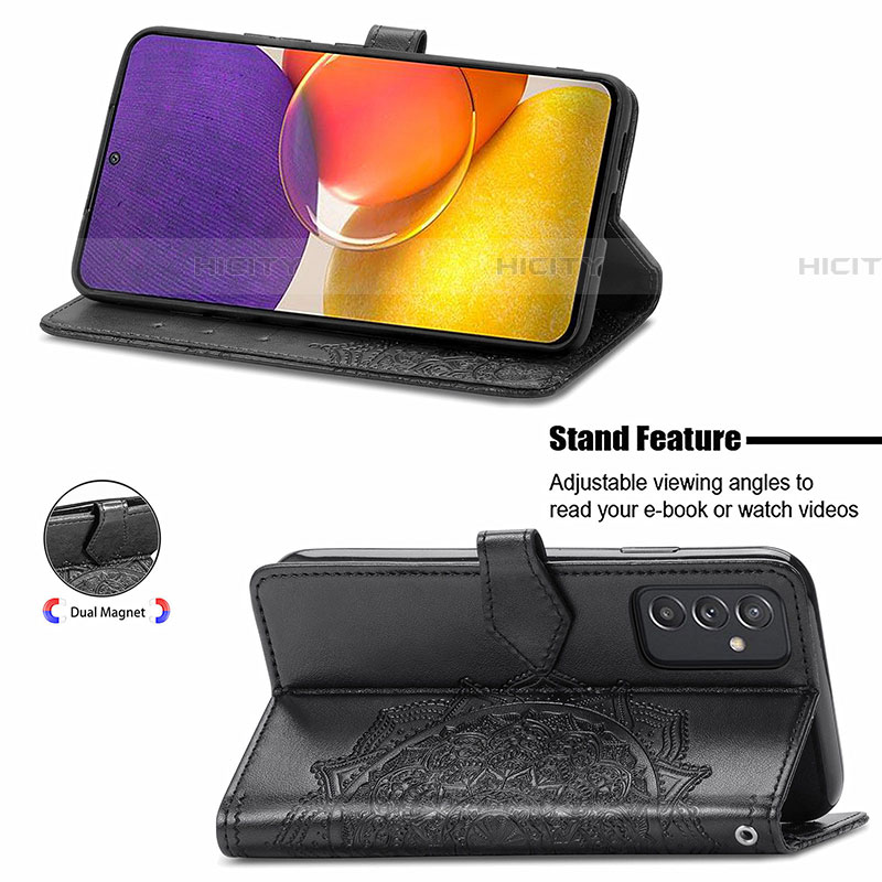 Samsung Galaxy A05s用手帳型 レザーケース スタンド パターン カバー サムスン 