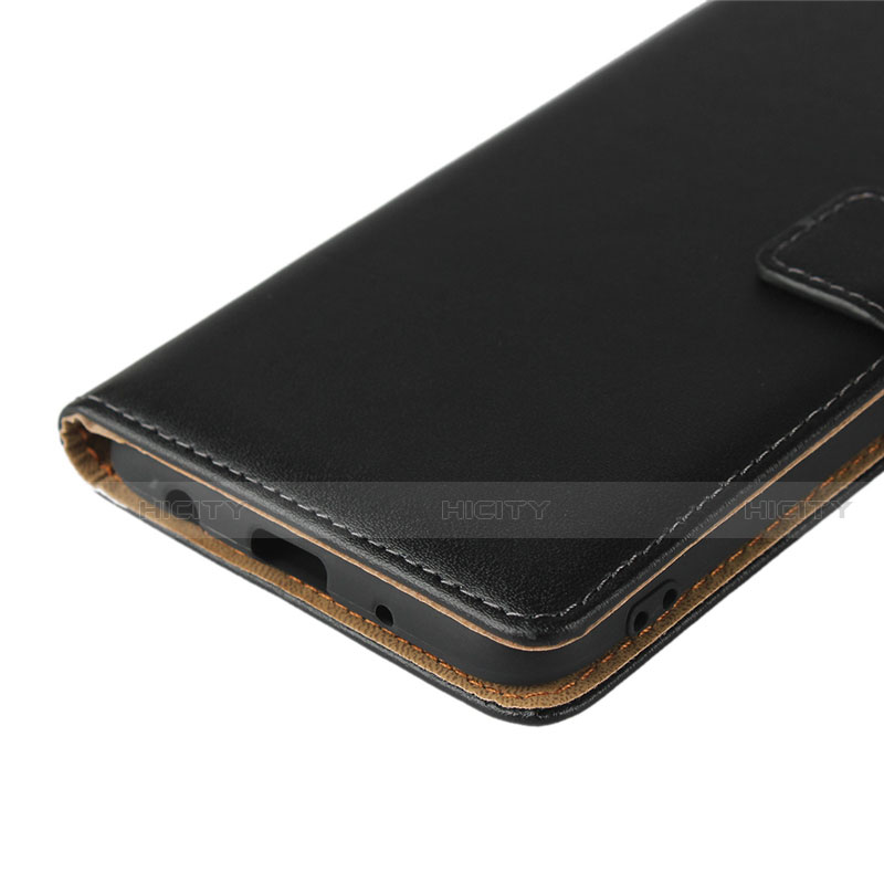 Samsung Galaxy A10用手帳型 レザーケース スタンド サムスン ブラック