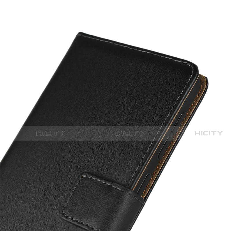 Samsung Galaxy A10用手帳型 レザーケース スタンド サムスン ブラック