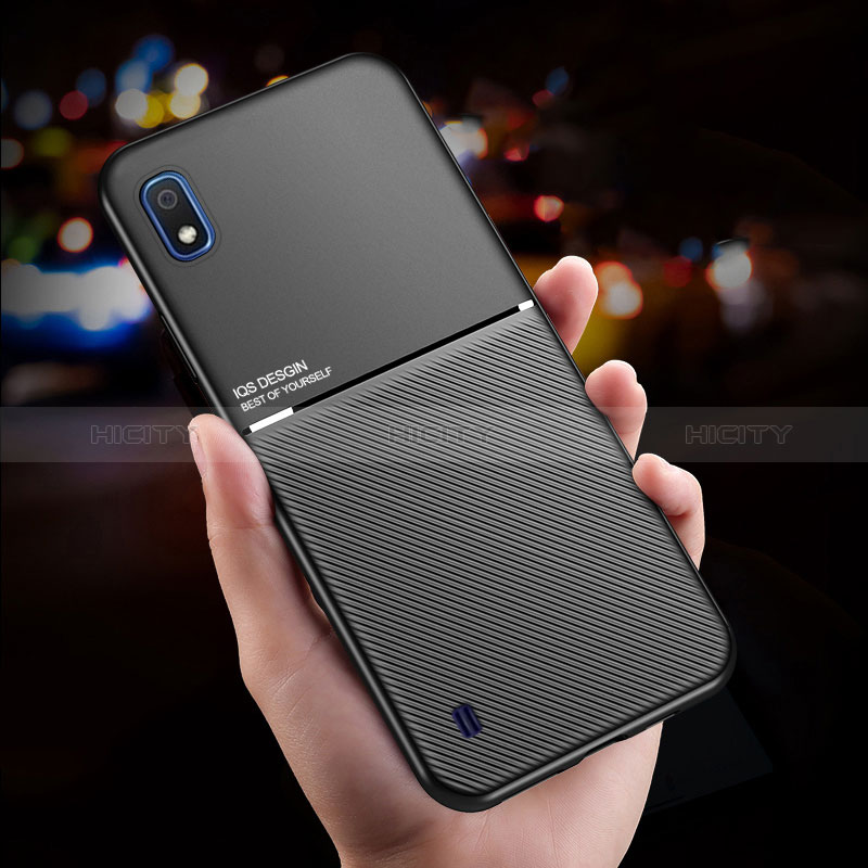 Samsung Galaxy A10用極薄ソフトケース シリコンケース 耐衝撃 全面保護 マグネット式 バンパー サムスン 