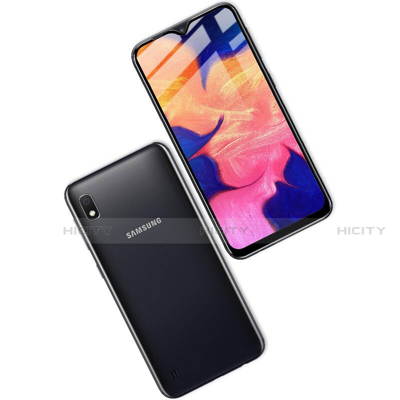 Samsung Galaxy A10用強化ガラス フル液晶保護フィルム サムスン ブラック