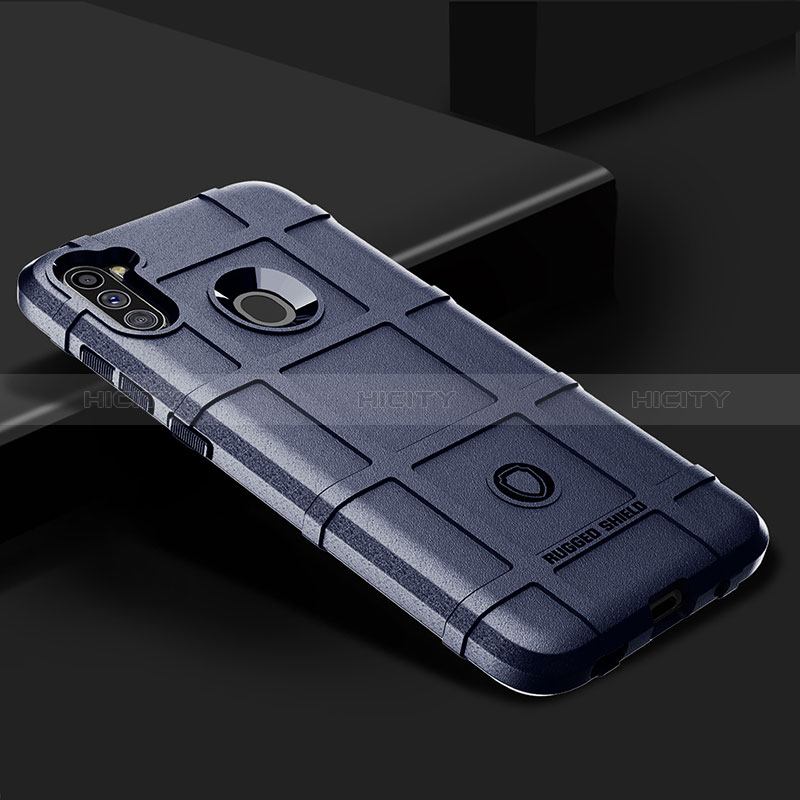 Samsung Galaxy A11用360度 フルカバー極薄ソフトケース シリコンケース 耐衝撃 全面保護 バンパー J02S サムスン 