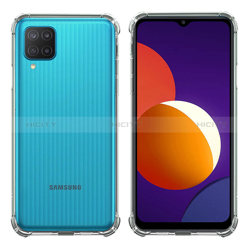 Samsung Galaxy A12 5G用極薄ソフトケース シリコンケース 耐衝撃 全面保護 クリア透明 T03 サムスン クリア