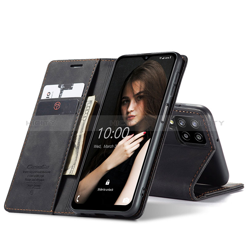 Samsung Galaxy A12 5G用手帳型 レザーケース スタンド カバー C01S サムスン 