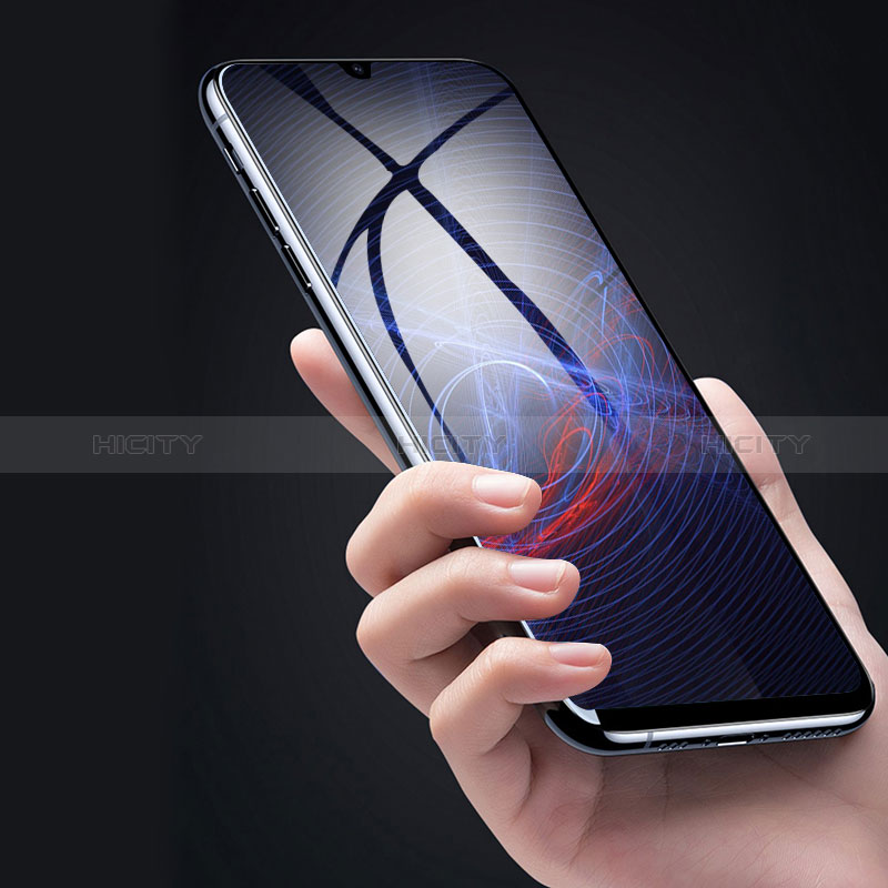 Samsung Galaxy A12 5G用強化ガラス フル液晶保護フィルム F07 サムスン ブラック