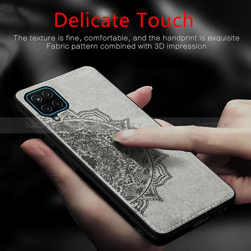 Samsung Galaxy A12用極薄ソフトケース シリコンケース 耐衝撃 全面保護 マグネット式 バンパー S04D サムスン 