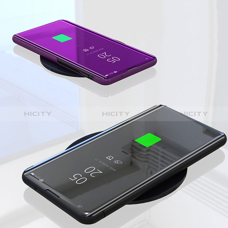 Samsung Galaxy A12用手帳型 レザーケース スタンド 鏡面 カバー ZL1 サムスン 