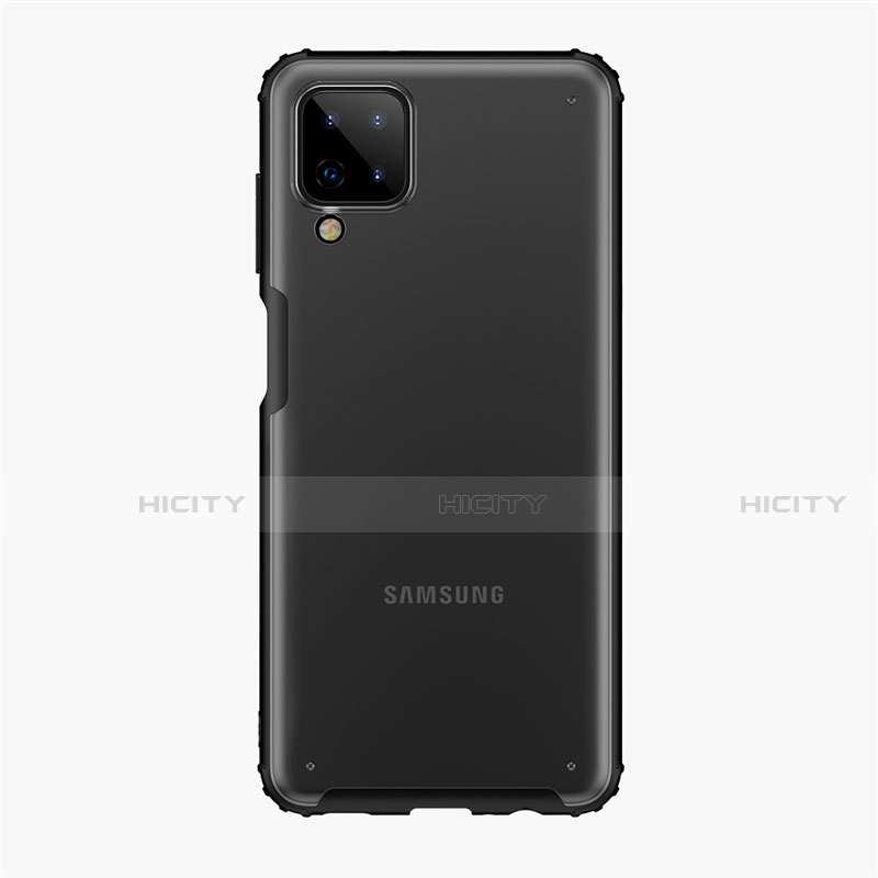 Samsung Galaxy A12用ハイブリットバンパーケース プラスチック 兼シリコーン カバー U01 サムスン 