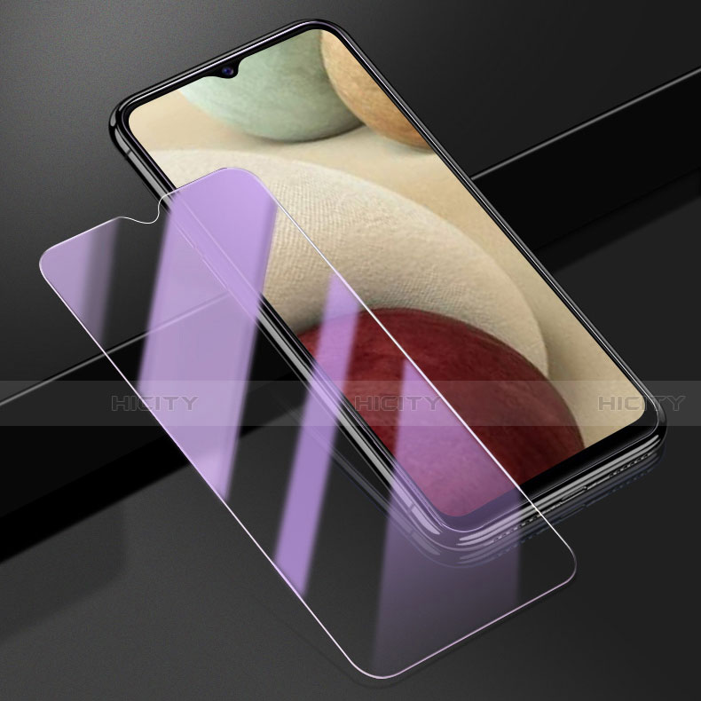 Samsung Galaxy A12用アンチグレア ブルーライト 強化ガラス 液晶保護フィルム サムスン クリア