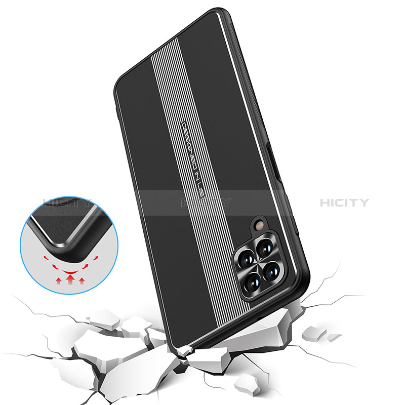 Samsung Galaxy A12 Nacho用ケース 高級感 手触り良い アルミメタル 製の金属製 兼シリコン カバー JL1 サムスン 