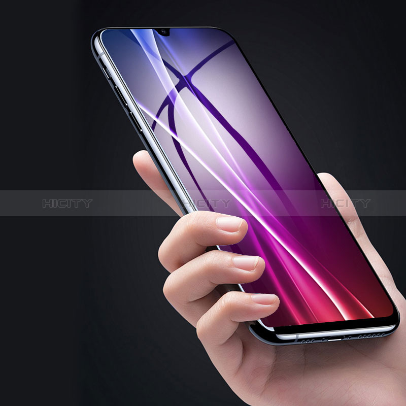 Samsung Galaxy A12 Nacho用強化ガラス フル液晶保護フィルム F04 サムスン ブラック