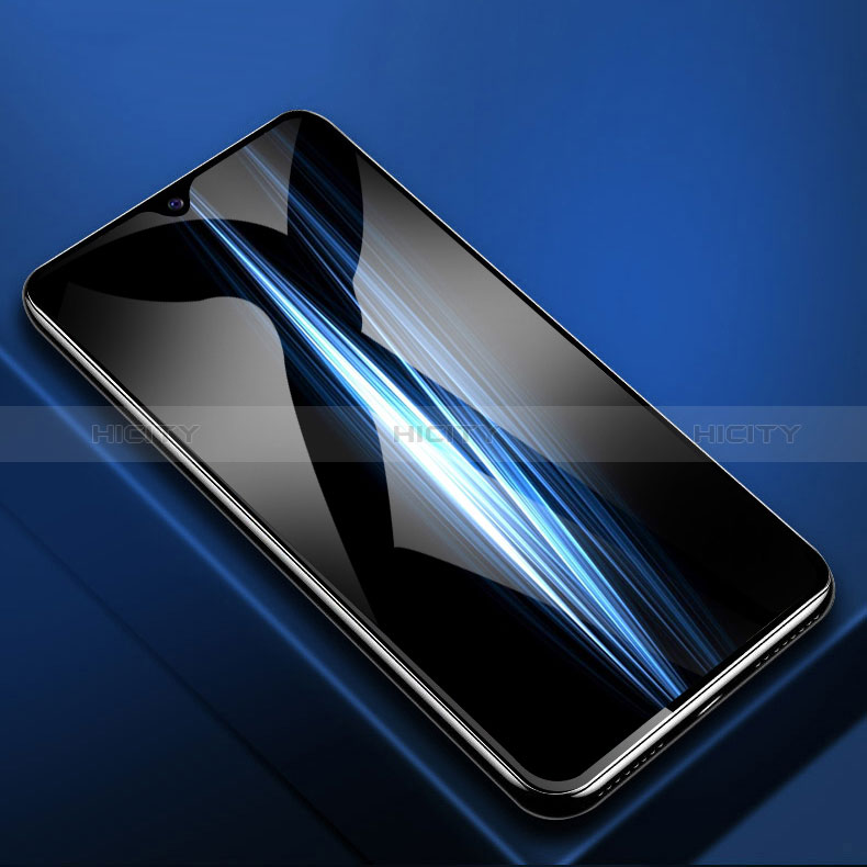 Samsung Galaxy A12 Nacho用強化ガラス フル液晶保護フィルム F05 サムスン ブラック